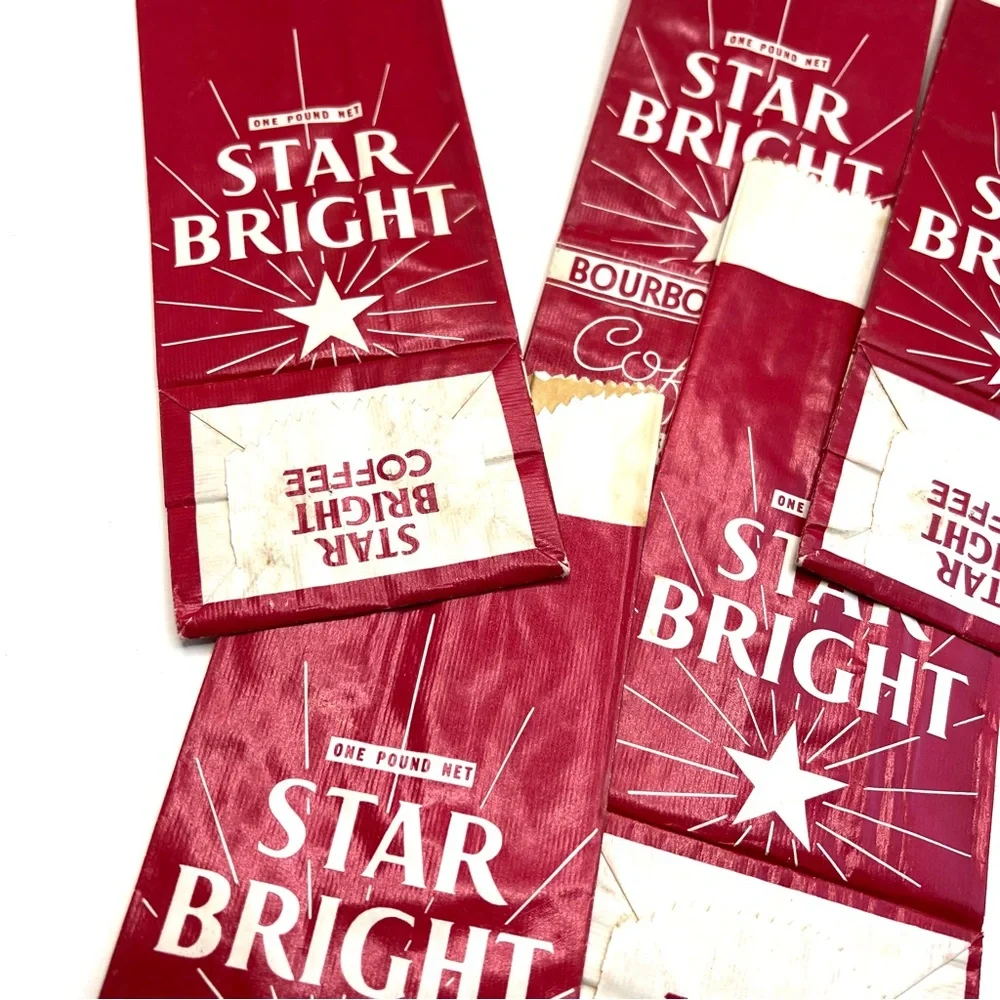 6 Vintage Coffee Bags